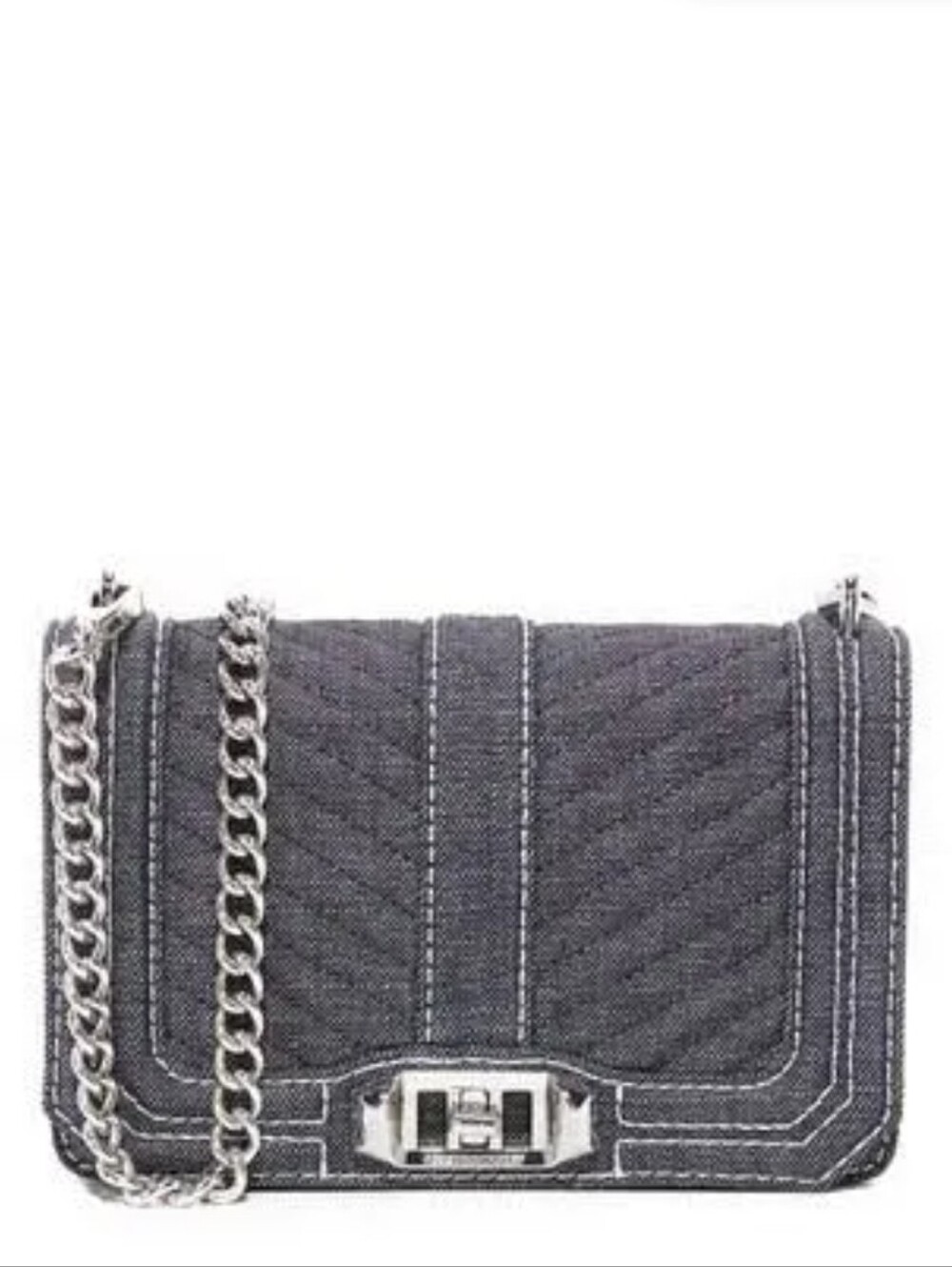Rebecca Minkoff Chevron Quilted Love Crossbody Bag